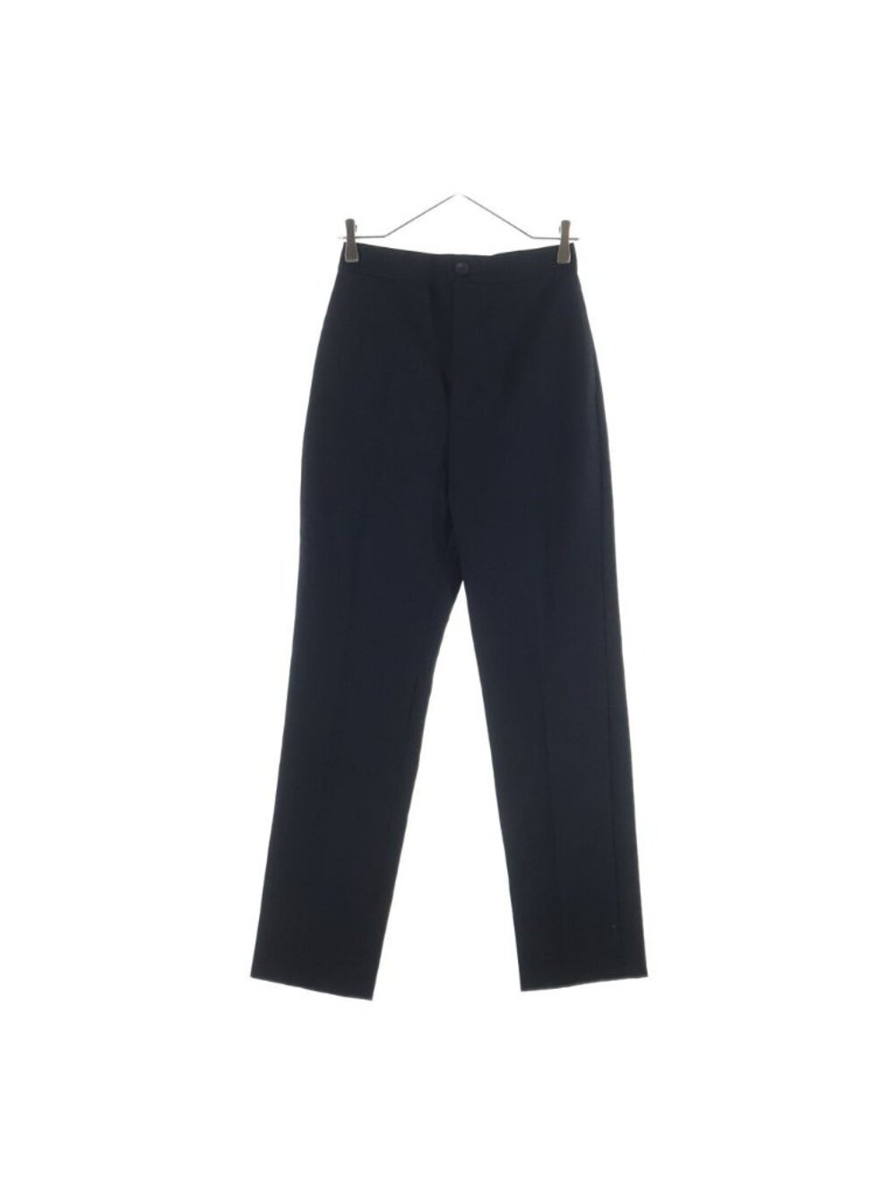 Balenciaga Wool Pants Pleated Tape Black
